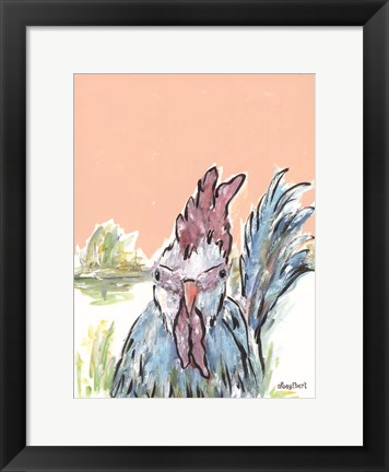 Framed Cock-A-Doodle-Doo Print