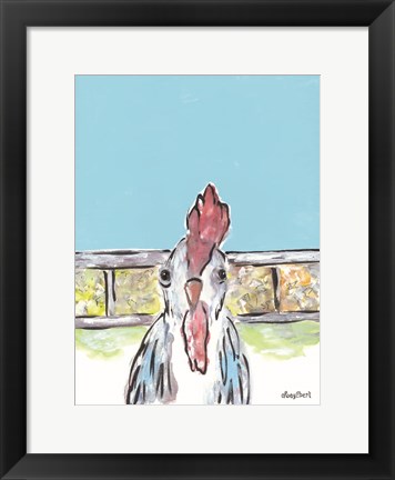 Framed Cluck Cluck Print