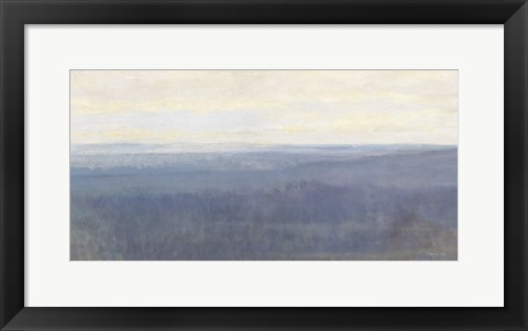 Framed Misty Overlook Print