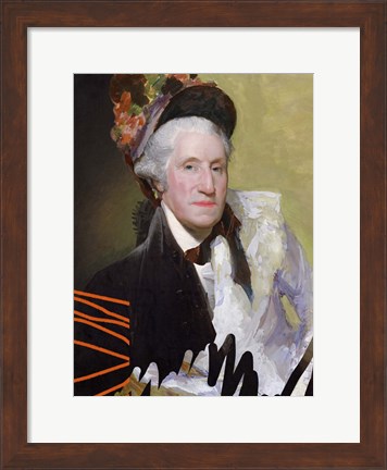 Framed Cheeky Master Founding Female Print