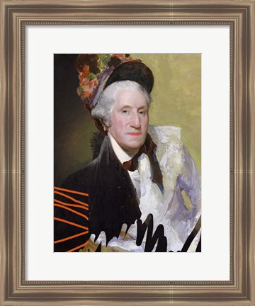 Framed Cheeky Master Founding Female Print