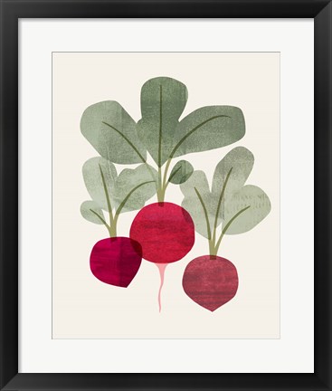 Framed Organic Veg I Print