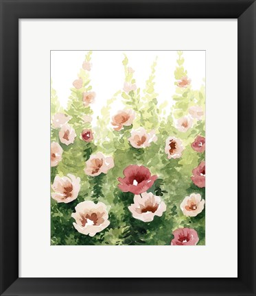 Framed Sunlit Flora II Print