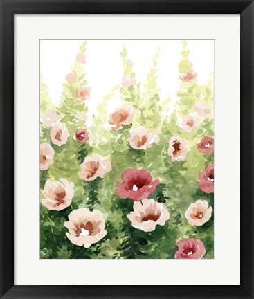 Framed Sunlit Flora II Print