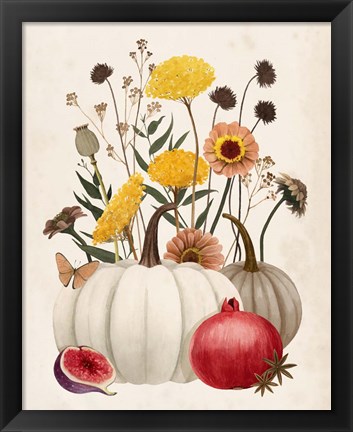 Framed Fall Botanicals II Print