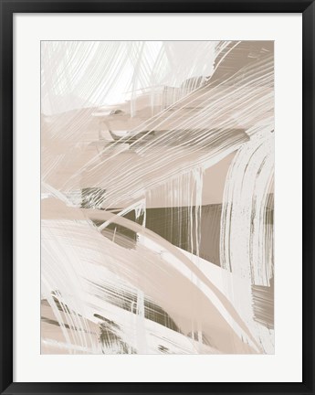 Framed Earthtone Swipe II Print