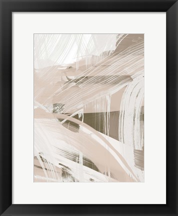 Framed Earthtone Swipe II Print