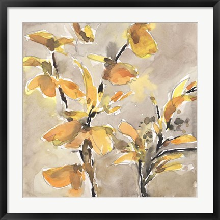 Framed Ginkgo Leaf Moment I Print