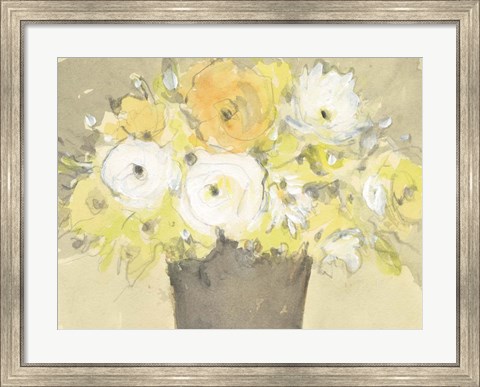 Framed Table Bouquet I Print