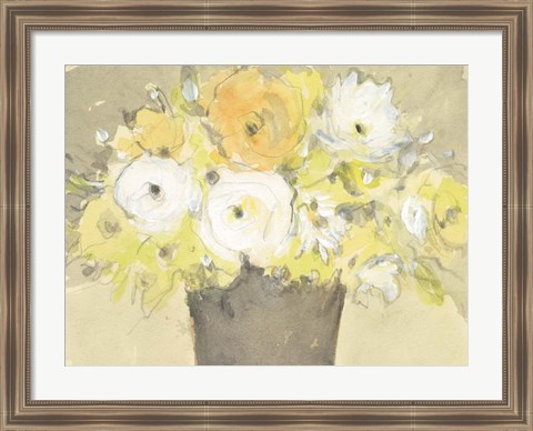 Framed Table Bouquet I Print