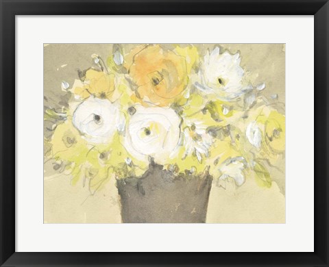 Framed Table Bouquet I Print