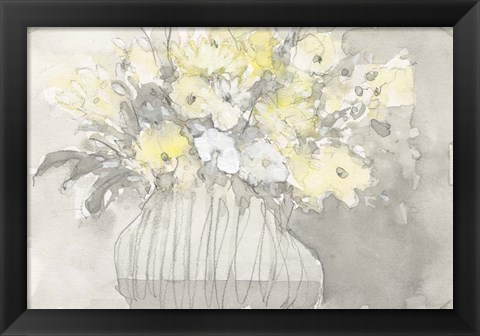 Framed Vintage Blossoms I Print