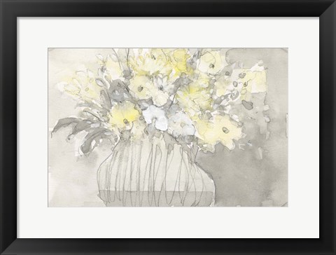 Framed Vintage Blossoms I Print