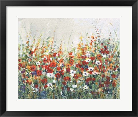 Framed Garden in Bloom II Print