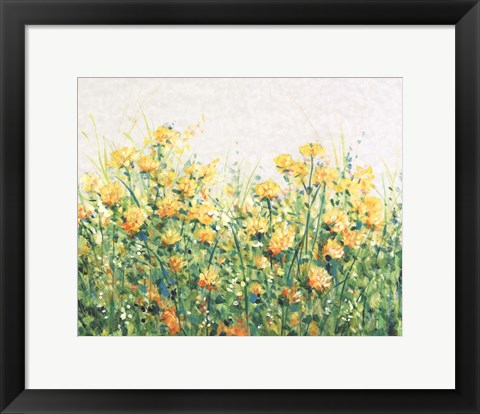 Framed Garden in Bloom III Print