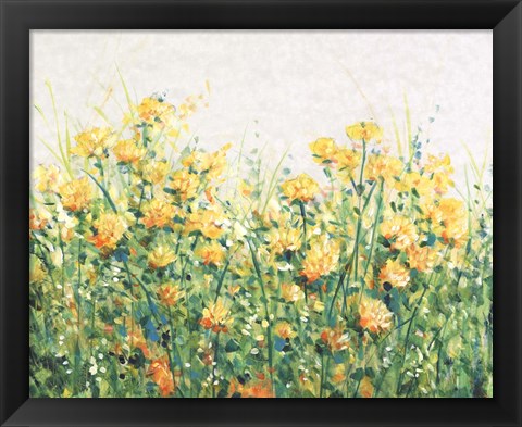 Framed Garden in Bloom III Print