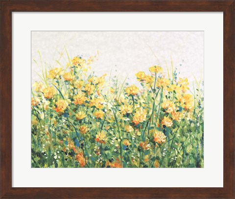 Framed Garden in Bloom III Print