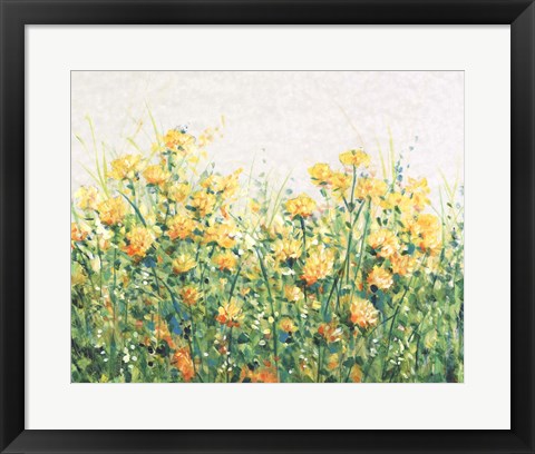 Framed Garden in Bloom III Print