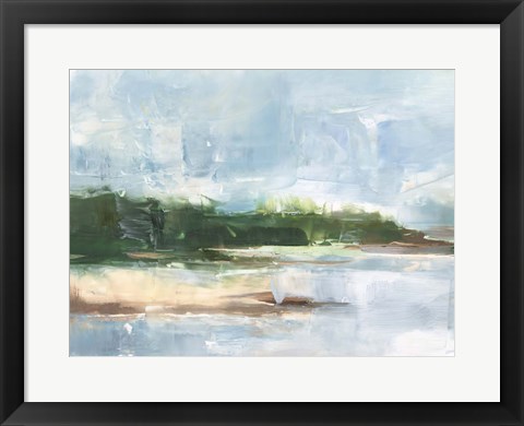 Framed Tropical Shore II Print