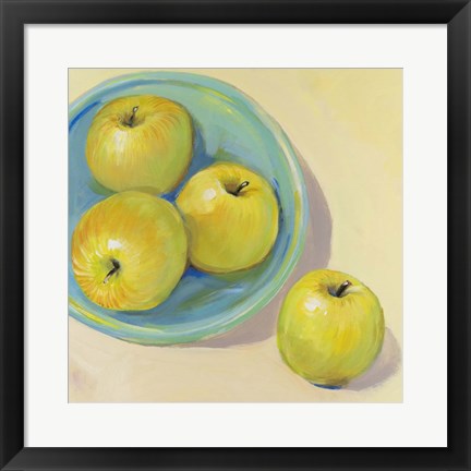 Framed Fruit Bowl Trio II Print