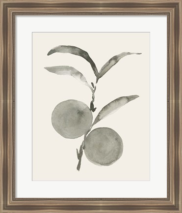 Framed Twilight Oranges I Print