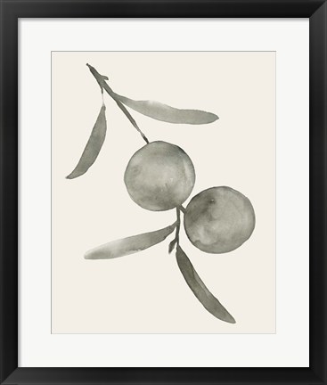 Framed Twilight Oranges III Print