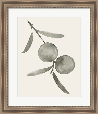 Framed Twilight Oranges III Print