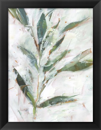 Framed Tropical Foliage Study I Print