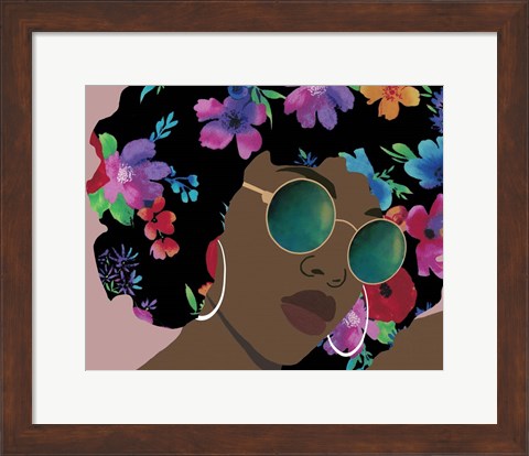 Framed Butterfly Diva II Print