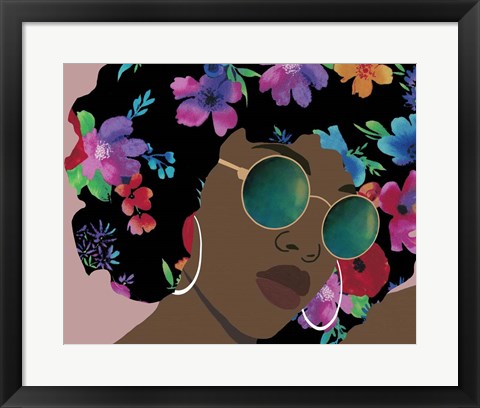 Framed Butterfly Diva II Print