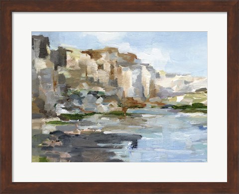 Framed Western Cliffs I Print
