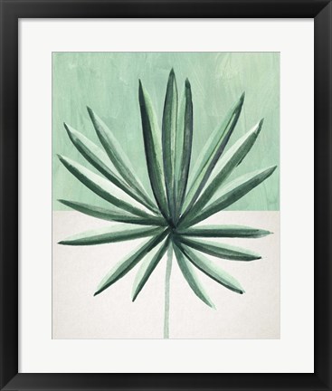 Framed Verging Palm IV Print