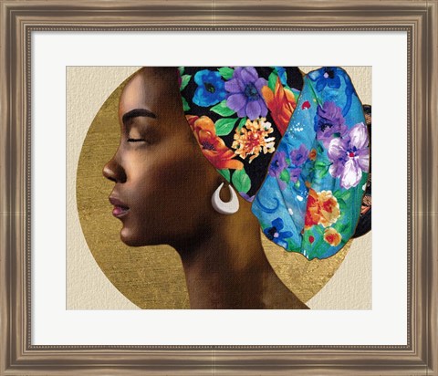 Framed Golden Lady II Print