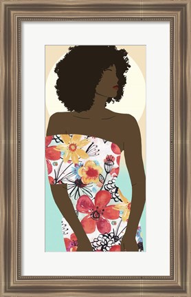 Framed You Go Woman II Print