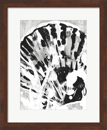 Framed Ocean Inkblot II Print