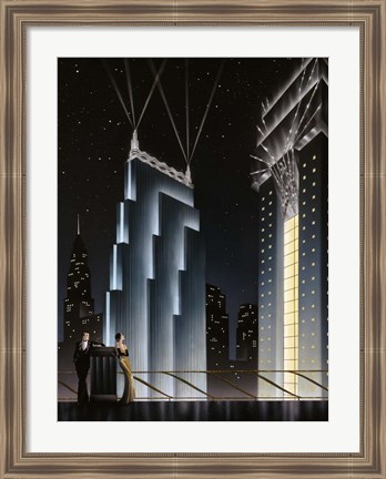 Framed Into the Night Print