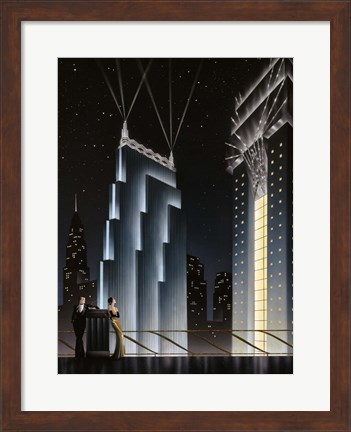 Framed Into the Night Print