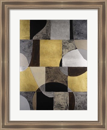 Framed Neutral Framework II Print