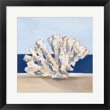 Framed Coral By the Shore I Print