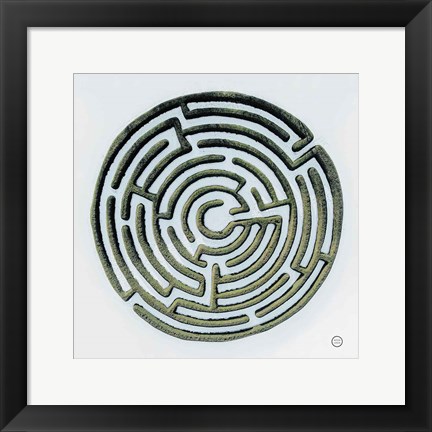 Framed Maze Print