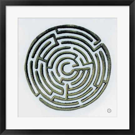 Framed Maze Print