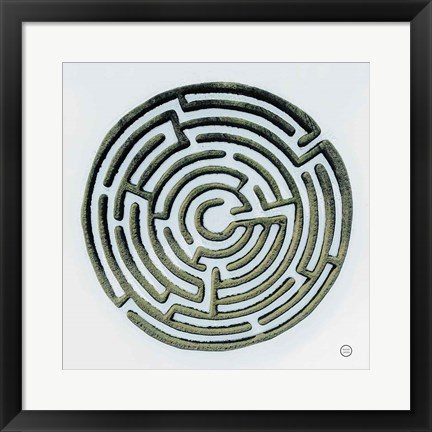 Framed Maze Print