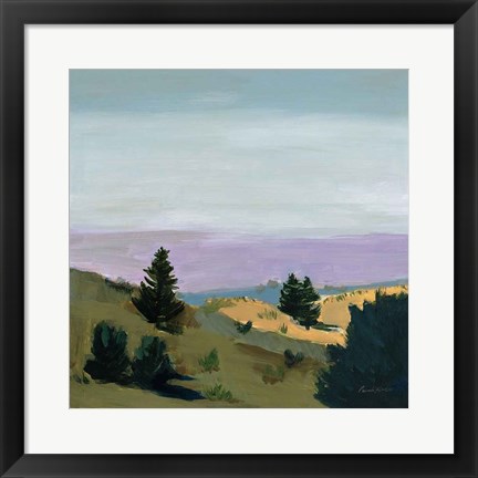 Framed Spruces Print