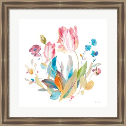 Framed Spring Tulips II Print