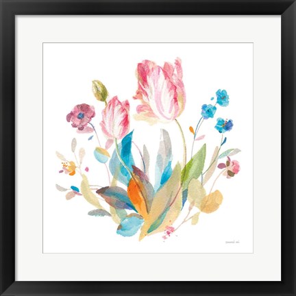 Framed Spring Tulips II Print