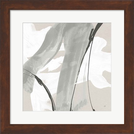 Framed Touch of Gray III Print