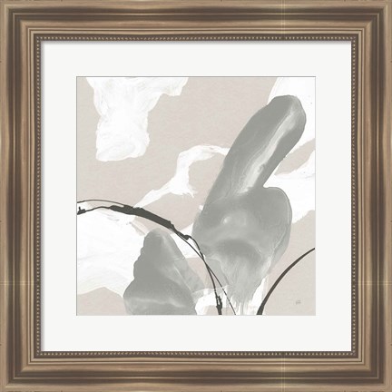 Framed Touch of Gray I Print