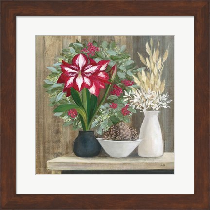 Framed Natural Holiday Print