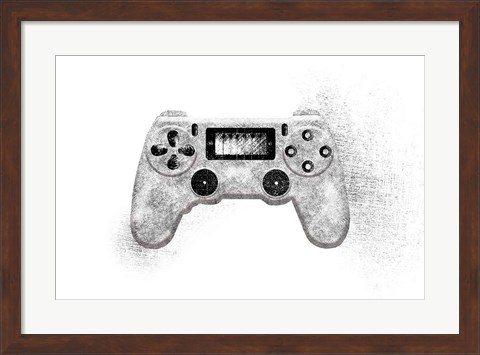 Framed Garage Gaming Print