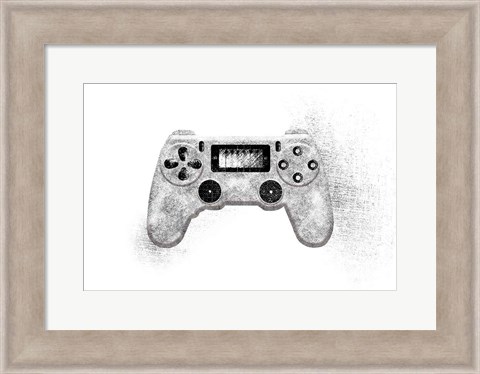 Framed Garage Gaming Print